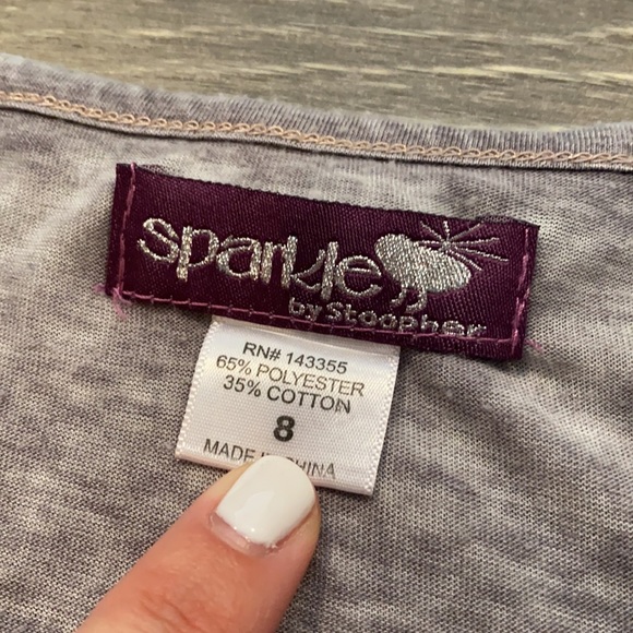 Sparkle by Stoopher Air Jordan Studded Tank Top 8 - Picture 2 of 3